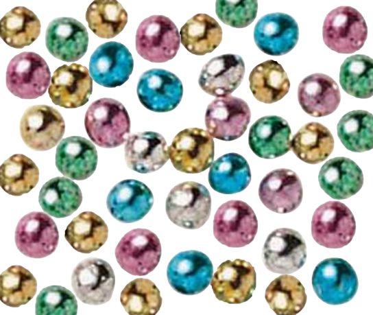 Scintillants - Perle multicolore n°4