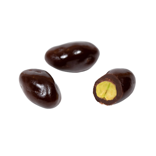 Spécialités chocolat fruits - Pistache Noire Torréfiée enrobée de chocolat